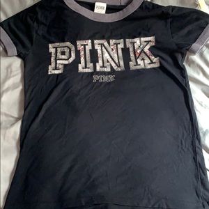 pink T-shirt
